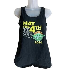 Disney Star Wars Mandalorian Grogu Running Shirt Women's Small